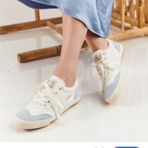 Gola White and Light Blue Sneakers